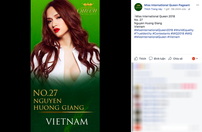 Hương Giang Idol trở thành đại diện Việt Nam thi Hoa hậu chuyển giới Thế giới tại Thái Lan?
